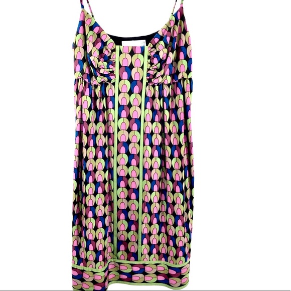 MAGGY LONDON Petites Multicolor Dress Stretch Sz 6P - Picture 4 of 8